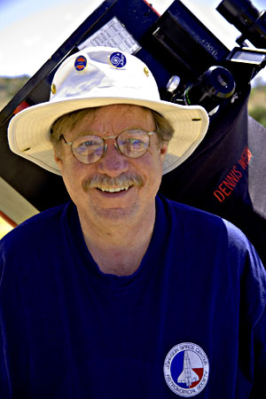 Dennis Webb with his 17.5" dob by Jeff Rowe
